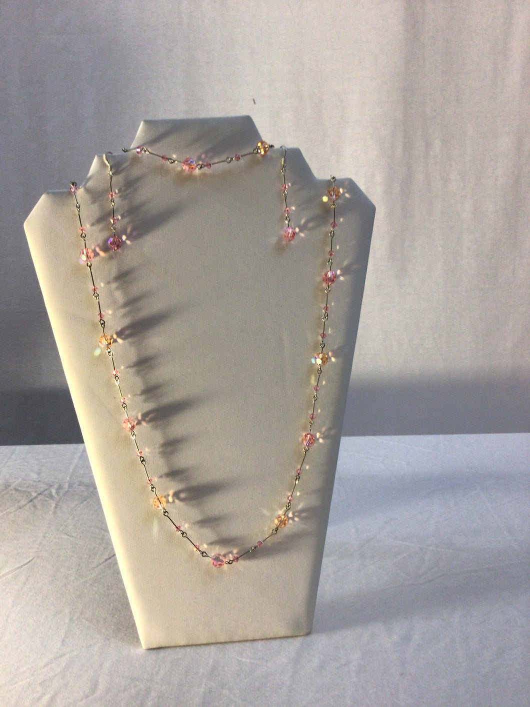 Crystal Beaded Necklace and Earring Set