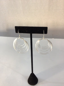 Sterling Silver .925 Spiral Design Earrings