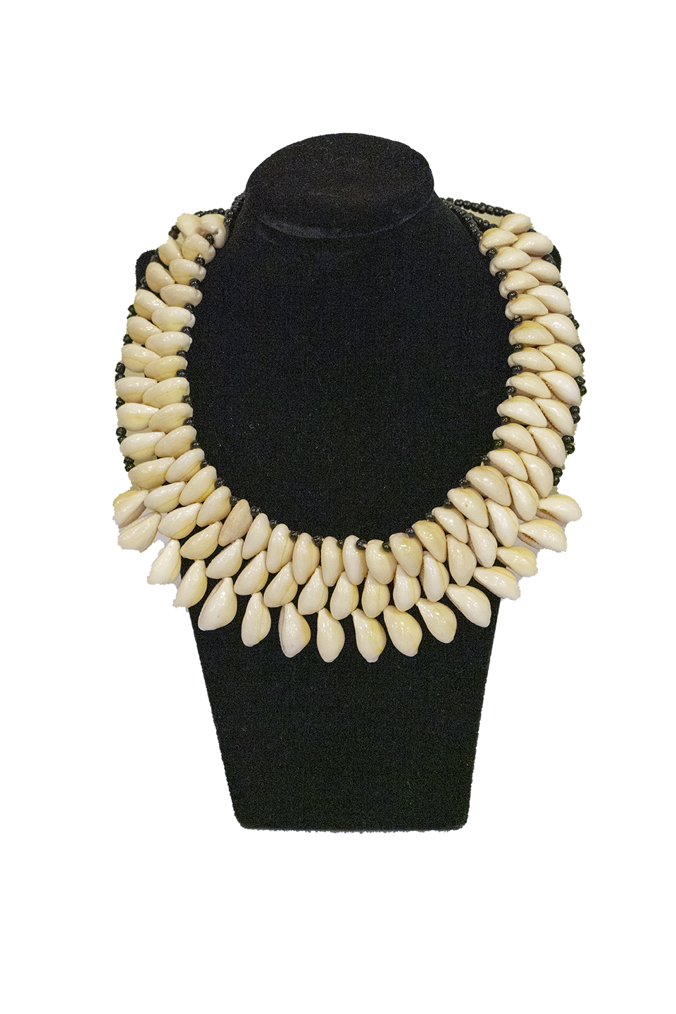 Cowrie Shell Necklace Three Tier Choker